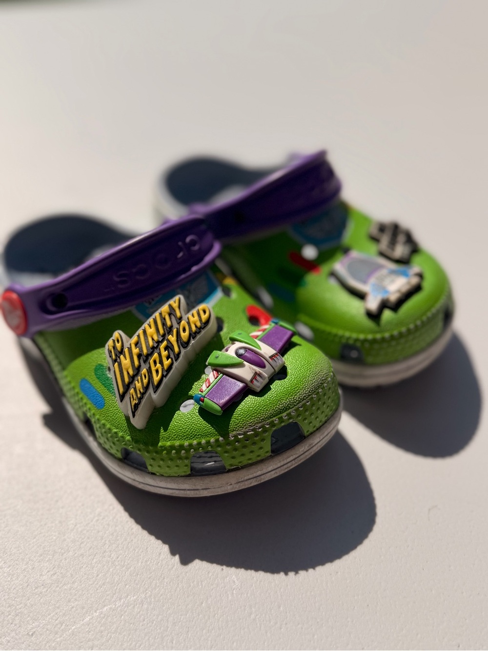 Crocs Kids' Green & Purple 'Toy Story' Clog - Infinity and Beyond